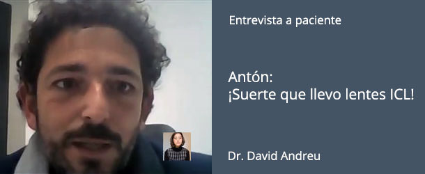 Implantación de lentes intraoculares ICL - Antón - VERTE Oftalmología Barcelona