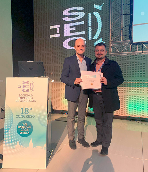 Premio - Dr. Carlos Arciniegas - VERTE Oftalmología Barcelona