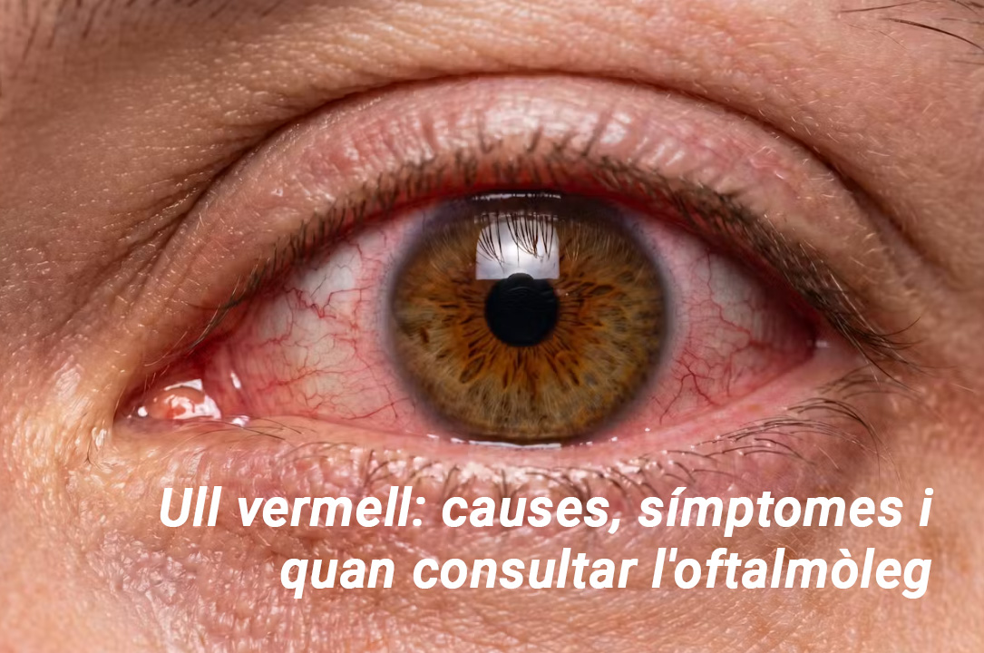 Ull vermell: causes, símptomes i quan consultar l'oftalmòleg